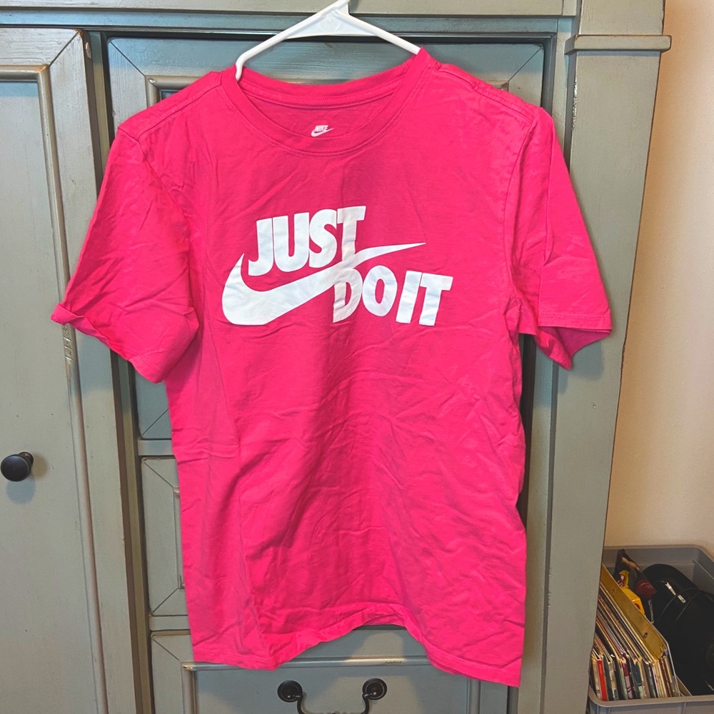 JUST DO IT NIKE Pink Top